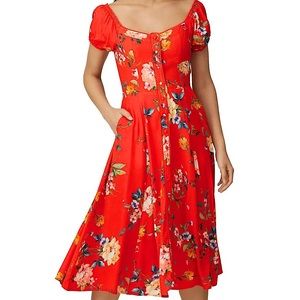 Yumi Kim Mercer Street Dress midi - Floral Print S